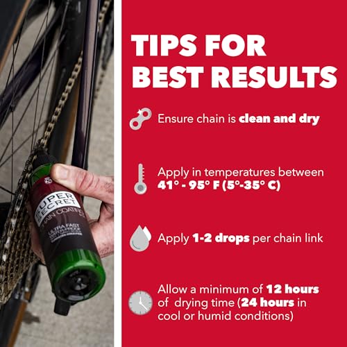 SILCA Super Secret Bike Chain Lube Liquid Chain Wax 8oz - Friction Reduction & Silence