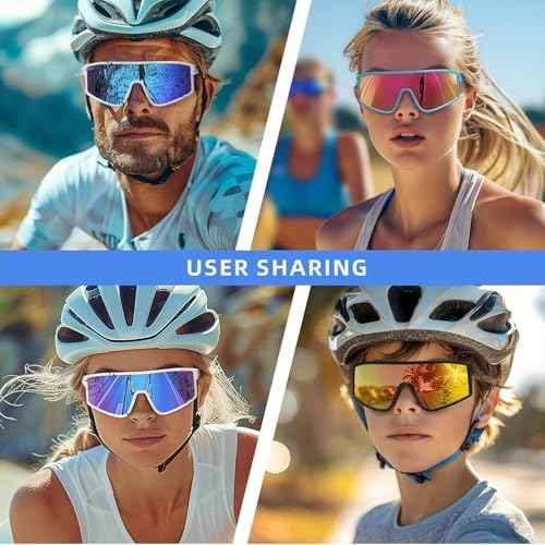 Sports Baseball Cycling Sunglasses for Men: Polarized Sunglasses for Women Youth UV400 Protection Running