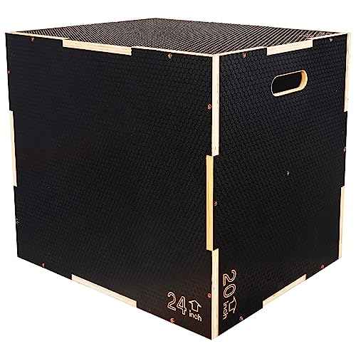 Fitvids Plyo Box, 3-in-1 Foam Plyometric Jump Box, Box Jump for for Home Gym Training Fitness Workout Exercise, Multiple Colors