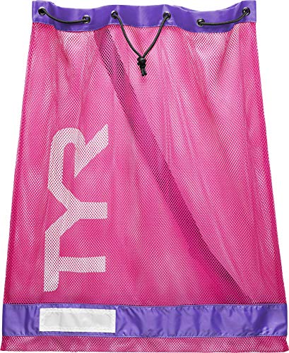TYR Alliance Mesh Equipment Bag - Pink & Purple Swim Gear Storage