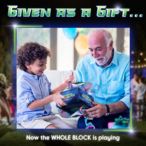 Glow in the Dark Kick the Can Outdoor Game for Kids Ages 4+ - Backyard & Camping Fun