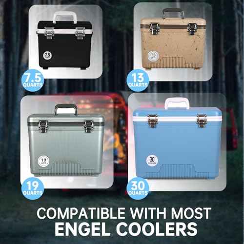 Paracord Cooler Strap Compatible with Engel-Adjustable for 13qt & 19qt Coolers,with Shoulder Pad