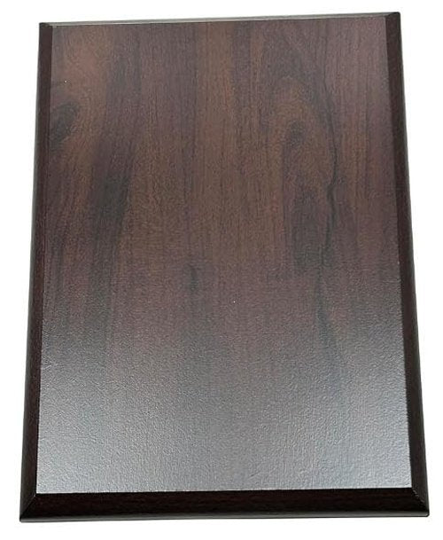 Express Medals 6 x 8 Inch Cherry Color DIY Blank Award Plaque with Beveled Edge Trophy Gift Plaques
