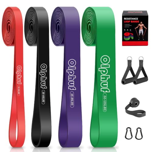 Resistance Bands Set 7 Levels for Full-Body Workout & Physical Therapy - Eco-Friendly TPE Material