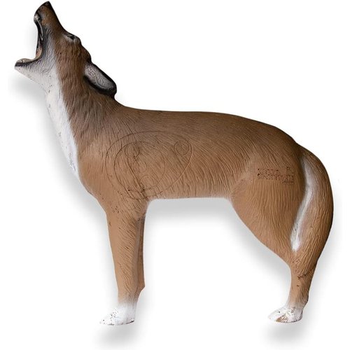 Delta McKenzie Howling Coyote 3D Dura-Flex Foam Archery Target - Compound Bow and Crossbow Compatible - Field Point and Broadhead Target