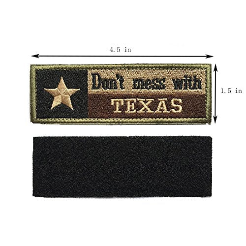 Texas State Flag Military Tactical Morale Patch - D Variation