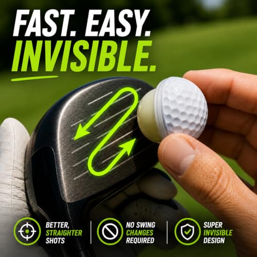 Anti-Slice Golf Ball Coating for Straighter Shots - Red