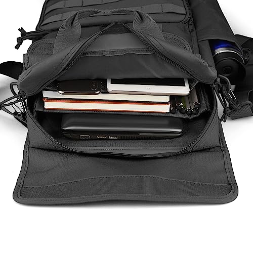 Tactical Messenger Bag Military MOLLE Sling Shoulder Pack Laptop Briefcase