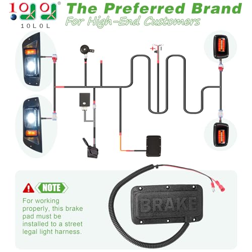 Golf Cart Brake Light Switch Pad for Yamaha, EZGO, Club Car