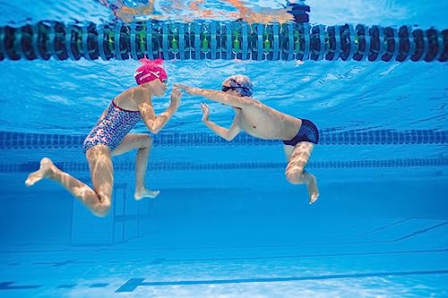 Arena Classic Junior Silicone Swim Cap for Kids - Acid Lime & Black