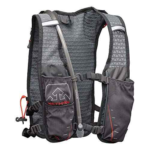 Nathan TrailMix 7L Running Vest for Men & Women, Hydration Vest w/ 2L Bladder Hydration Pack, Water Backpack for Hiking, Running, Walking, Marathon, Race
