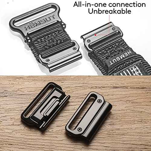 Compatible With Garmin Watch Band, Super Rugged Nylon Sports Strap With Woven Loop Design, For Fenix/Forerunner/Approach/MARQ/Quatix/D2 Series Tough Replacement Band For Men