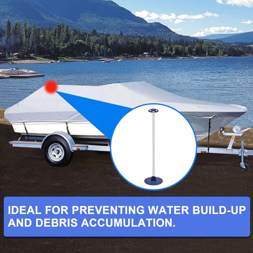 Boat Cover Support Poles Adjustable Water Pooling Prevention System - 2 Pack
