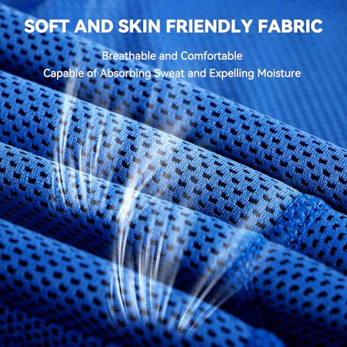 Breathable Doo Rags for Men 6 Pack Sweat-Wicking Cooling Skull Caps with Line Variations
