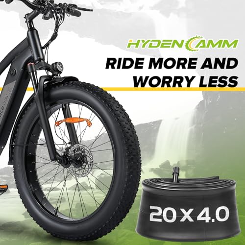 20"x3.5-4.5" Bike Inner Tube with AV 32mm Schrader Valve - 1 Pack, Compatible with Fat Tire Bikes