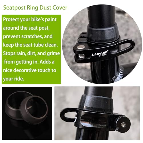 Bike Seat Post Clamp Quick Release Aluminium Alloy 28.6mm 31.8mm 34.9mm - 31.8mm Variation