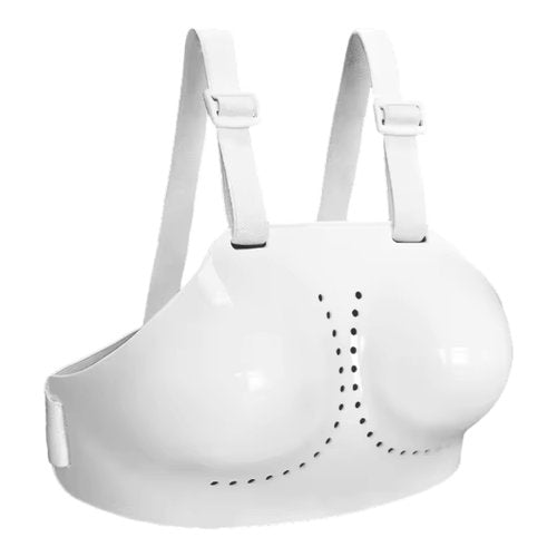 FENCING CLUB Fencing Chest Protector, Sports Chest Guard for Foil Epee Saber, Youth Child Adult, Men or Women Plastic Plastron (Women, Medium)