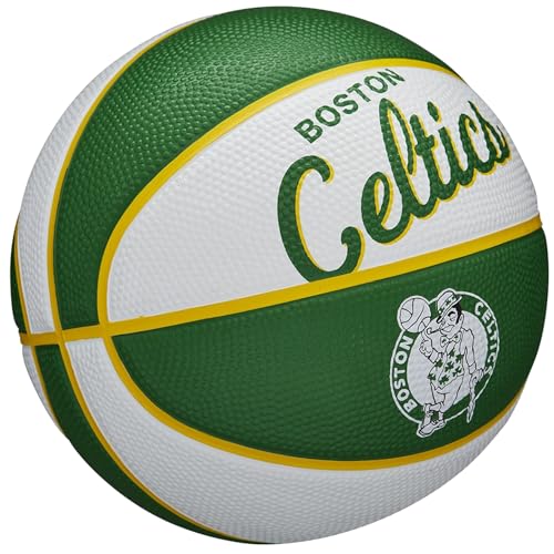 Wilson NBA Retro Mini Basketball - Boston Celtics 3 Inch Mini