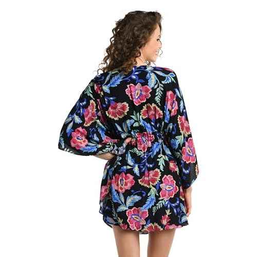 La Blanca Womens V-Neck Caftan Swimsuit Cover Up