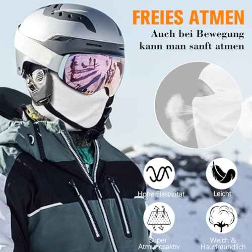 Ski Mask Balaclava Face Mask for Men and Women Breathable Full Head Mask UV Protector Shiesty Mask for Outdoor Sports