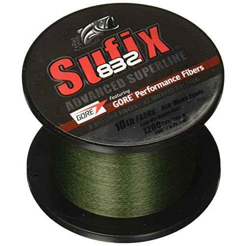 Sufix 832 Braid Line-1200 Yards (Green, 50-Pound)