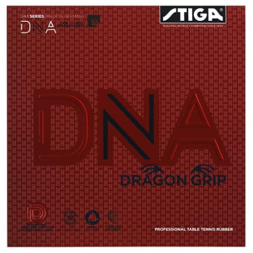 STIGA DNA Dragon Grip 55 Table Tennis Rubber | Ping Pong Sheet for Maximum Control & Powerful Spins - Full Stroke Control - Made in Germany