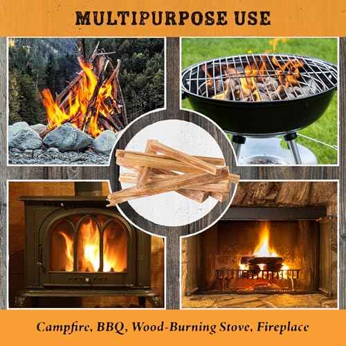Fatwood Fire Starter Sticks 25lb Box - Indoor or Outdoor All Natural Pine Fire Starters for Campfires, Fireplace, Firepit, Wood Stove, or BBQ Grill - Kindling Wood Firewood Lighter by Pure Garden