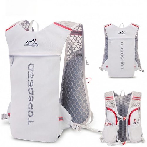 Outdoor travel backpack, easy to carry, equipped with a water bag system, is a good partner for outdoor hiking Grey