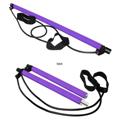 Yoga Fitness Equipment Women's Home Pilates Bar! Foot Pedal Puller + Elastic Rope, Puller Elastic Band Two-in-One! Home Pilates Bar, Multi-Function Pull Rope + Pilates Bar
