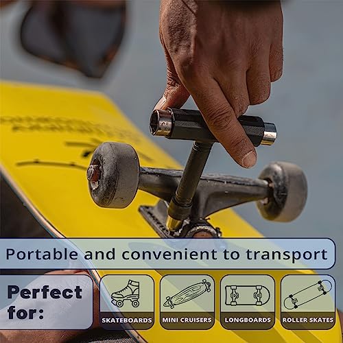 Skateboard Tool Set with T- and Y-Tools, Pack of 2 for Assembly & Repair