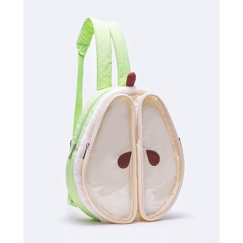 VVRPWASSLY Cute Pear Shape Ita Bag Anime Cosplay Daypack Large Capacity Kawaii Backpack for Women (Green, Large)