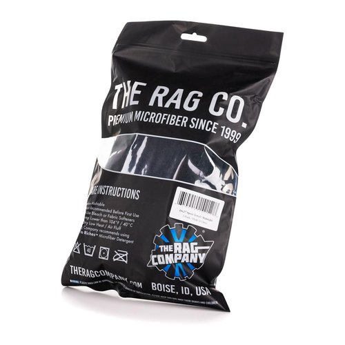 The Rag Company - Sport & Workout Towel - Gym, Exercise, Fitness, Spa, Ultra Soft, Super Absorbent, Fast Drying Premium Microfiber, 320gsm, 16in x 27in, Midnight (3-Pack)