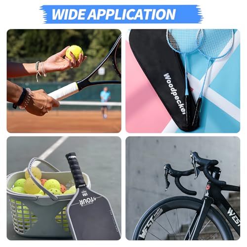 100pcs Tennis Racket Grip Tape Set - Precut Sweat-Absorbing, Anti-Slip Tennis Overgrip in 10 Colors