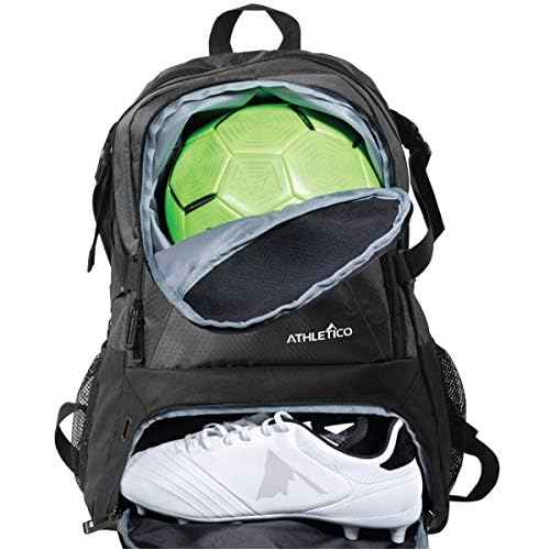 Athletico National Soccer Bag - Backpack for Soccer, Basketball & Football Includes Separate Cleat and Ball Holder
