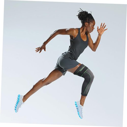 GOOHOCHY Multi Function Nylon Knee Sleeve Breathable for Fitness Non Slip Compression Support for Running Basketball Cycling and More