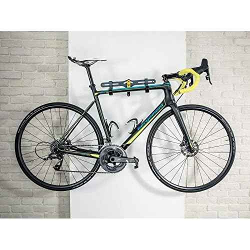 Topeak Solo Bike Holder ? Adjustable Wall-Mount Aluminum Bicycle Display Rack, 30¡Æ Rotation, Customizable Hooks, 35 lb Load Capacity & Minimalist Design for Indoor Garage or Apartment Storage