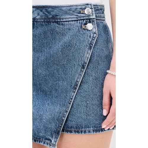 Madewell Women's Wrap Micro Mini Skort