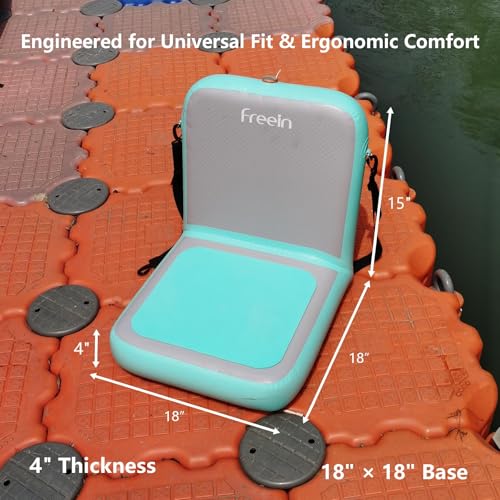 Inflatable Paddle Board Seat Cushion with Drop-Stitch Construction - Portable & Stabilizing