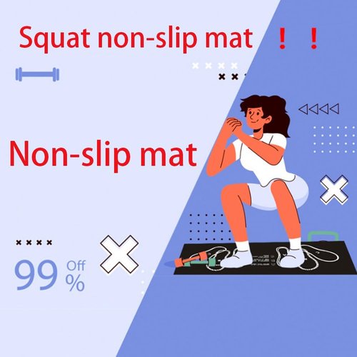 Mat Guia Para Hacer Sentadillas, Map Guia Para Sentadillas for Workout, Exercise Target Squat Auxiliary Placement Guide Training Mat with Foot Position, Non Slip Assist Pad(Pink)