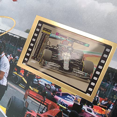 Lewis Hamilton F1 Framed Poster - Signed 8x6 Inches Memorabilia