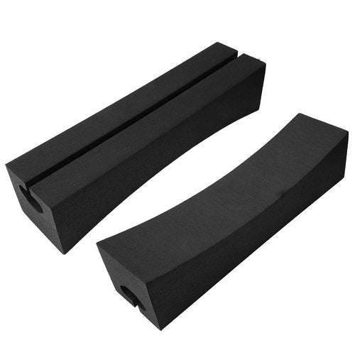 PerGar Car Roof Rack, Eva Soft Oval Car Roof Racks, One Pair Black Outdoor Portable Car Roof Racks, Car Surfboard Racks