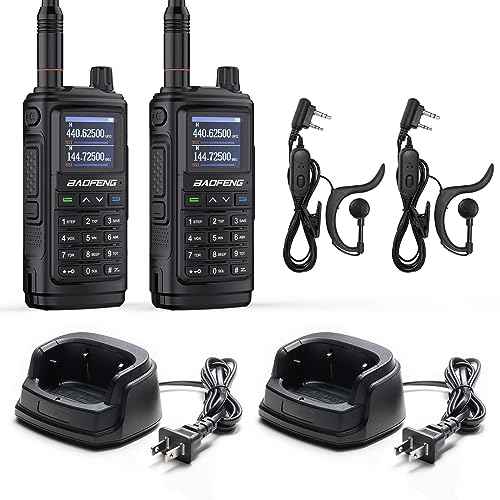 BAOFENG UV-17R Two Way Radio (Upgraded Version of UV-5R), Dual Band 144-148/420-450Mhz Handheld Ham Radio with 999 Channels, Manual DTMF, VOX, 1800mAh Li-ion Battery, Support Chirp (2 Pack)