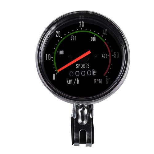 MakeTheOne Old School Style Bike Speedometer in KPH Analog Odometer Classic Style for 24”-27.5” Bicycle