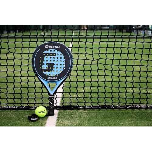 GAMMA Mirage Padel Racket ? Round Shape for Forgiveness & Maneuverability with Large Sweet Spot, Soft Feel - Enhanced Control, Spin, and Comfort for Skill Development