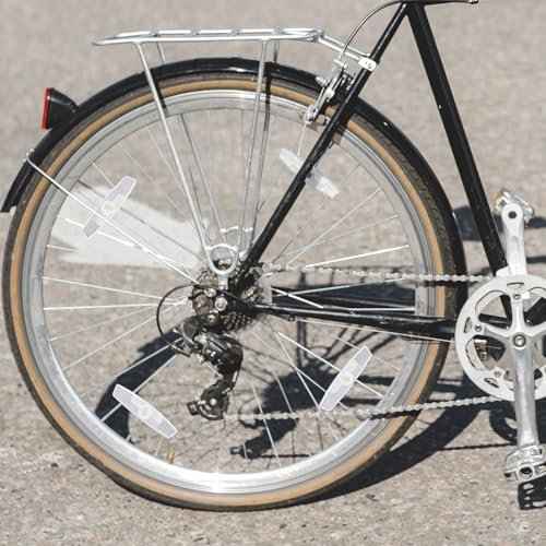 4Pcs Bike Spoke Reflectors, Bicycle Wheel Reflectors Bicycle Reflectors for Night Riding Safety Warning Spoke Reflector for Mountain Bikes & Road Bikes