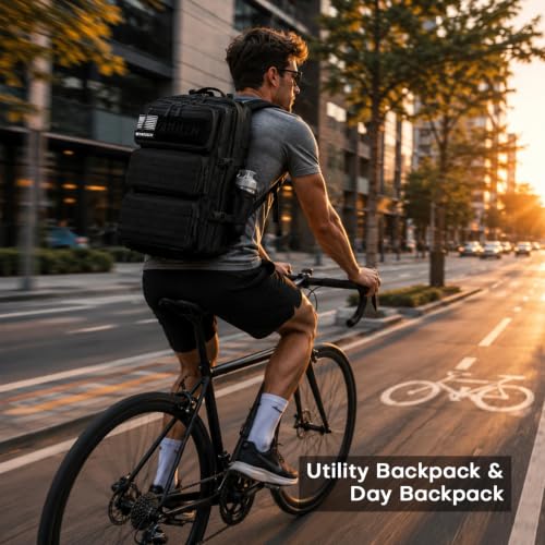 Large Tactical Military Backpack for Men and Women 55L - Black, Variation of THIS listing