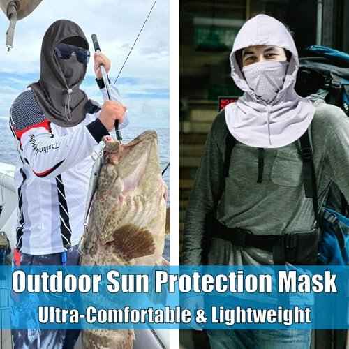 4 Pcs Cooling Summer Balaclava face Mask with Breathable Holes Sun face Shield UV Protection Full Head Mask for Men Women