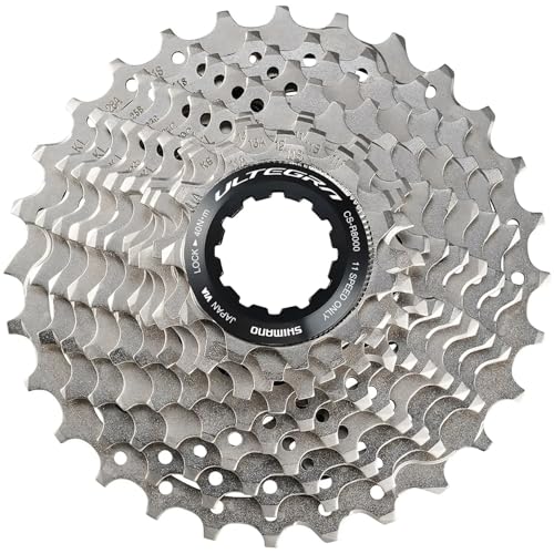 SHIMANO Unisex 305751220 Ultegra Cassette R8000 11V 11 V, Silber, One Size EU