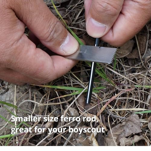 Mini Small Premium Ferro Rods - 3 Inch, Pack of 20, Fire Starting Tool