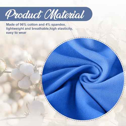 JenPen 4 Pcs Cotton Chemo Turban Headwear for Women Soft Cancer Head Scarf Hats Elastic Covers Wraps for Women's Hair